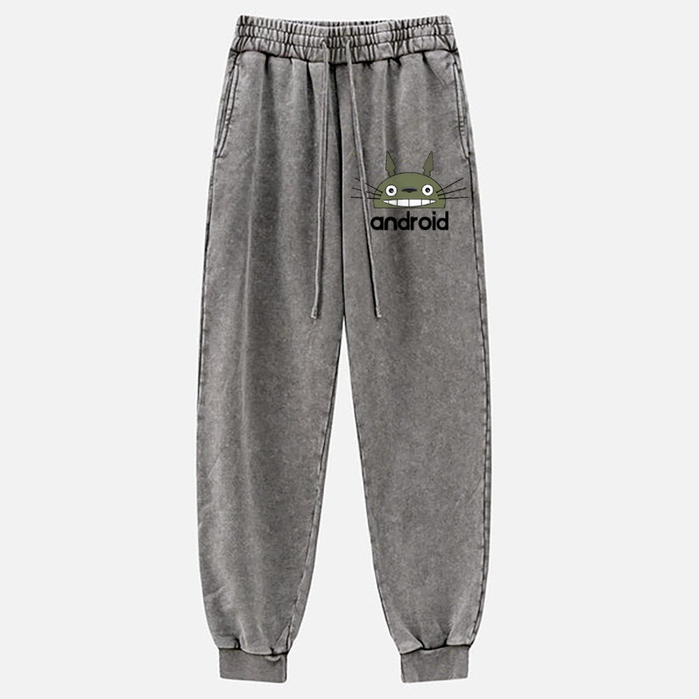 Ghibli Android Totoro Vintage Washed Jogger