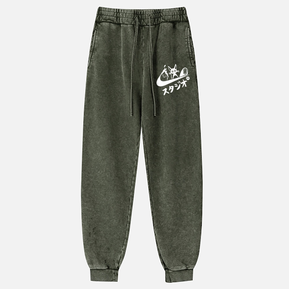 Ghibli Vintage Washed Jogger