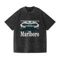 Marlboro Countach Car Vintage Wash Japanese Design T-Shirt