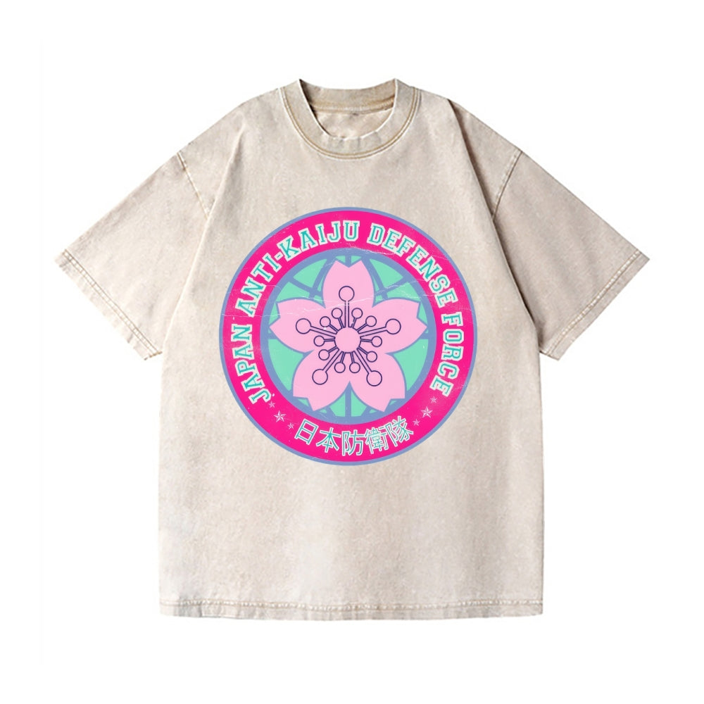 Kaiju No 8 Varsity Vintage Wash Japanese Design T-Shirt