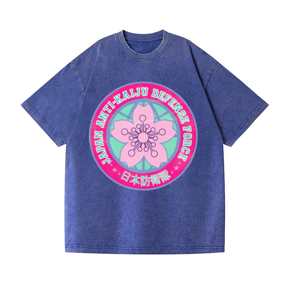 Kaiju No 8 Varsity Vintage Wash Japanese Design T-Shirt