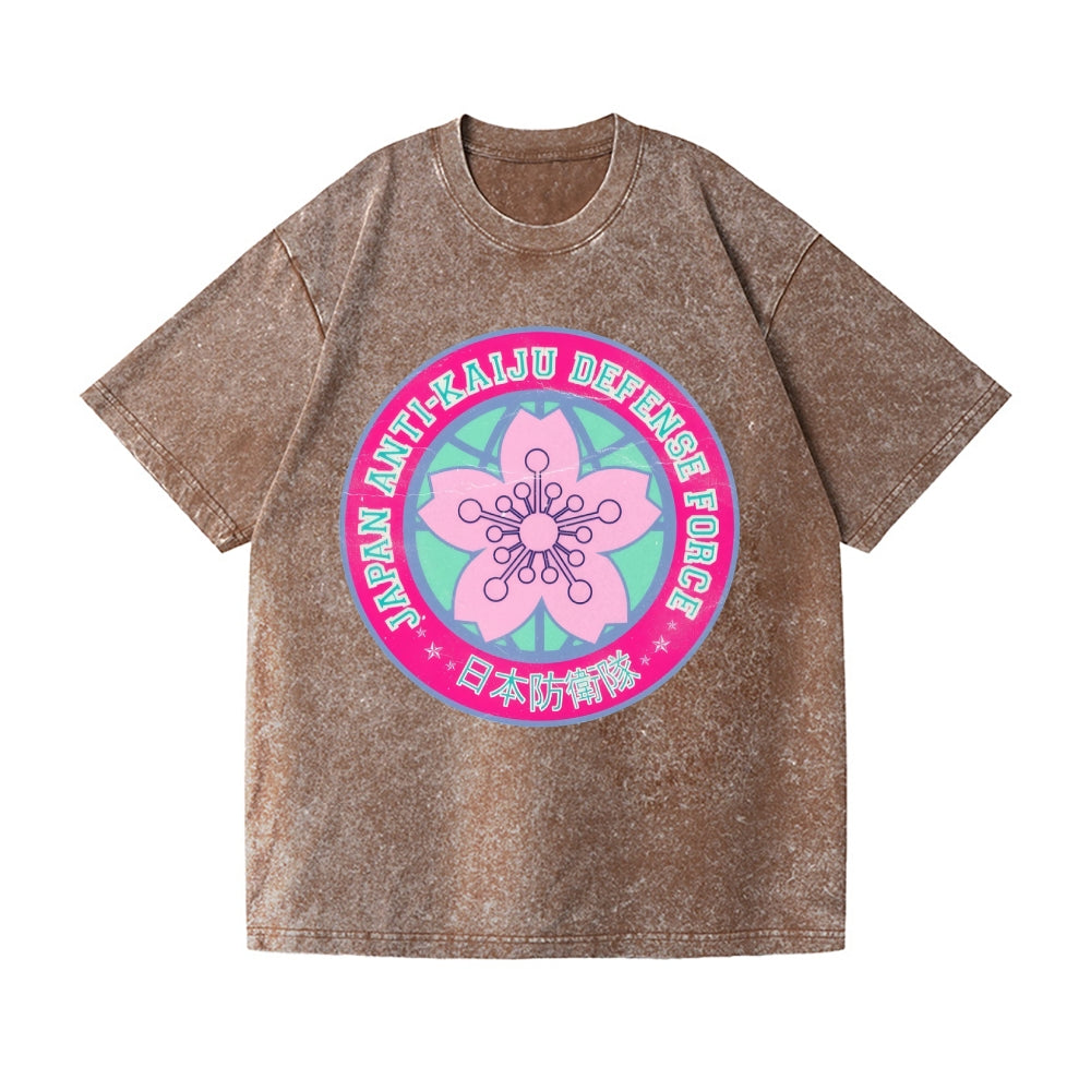Kaiju No 8 Varsity Vintage Wash Japanese Design T-Shirt