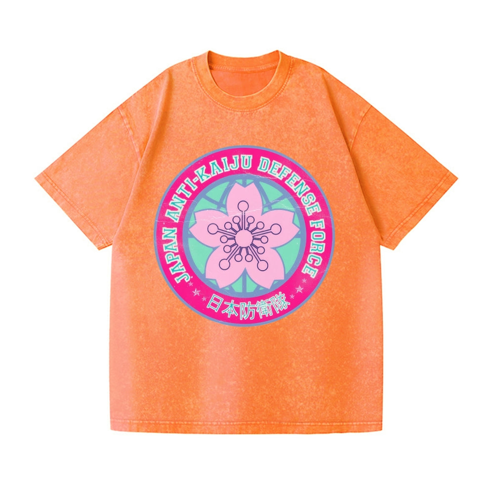 Kaiju No 8 Varsity Vintage Wash Japanese Design T-Shirt