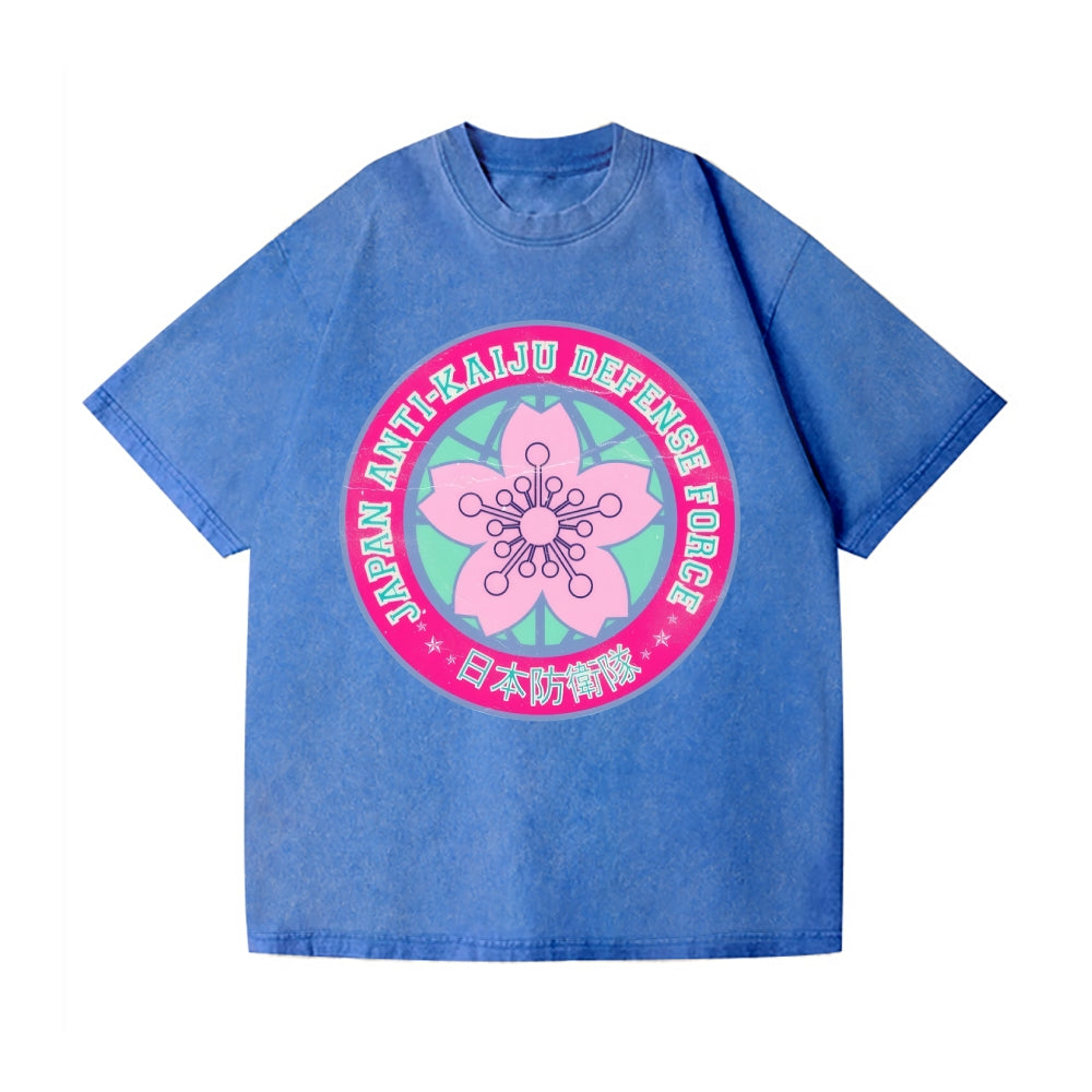Kaiju No 8 Varsity Vintage Wash Japanese Design T-Shirt