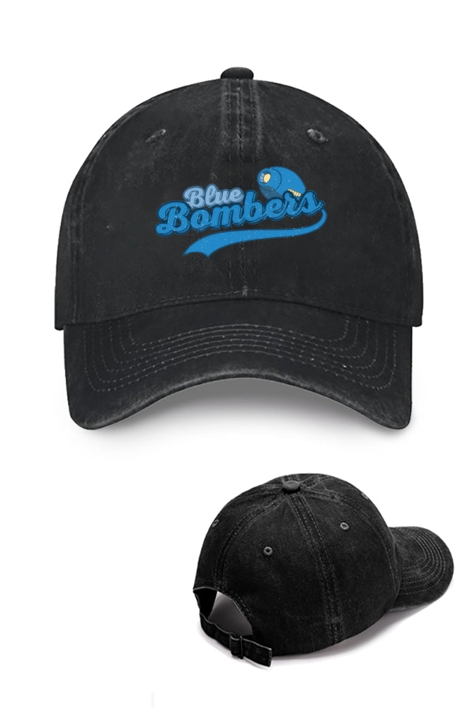 Megaman Blue Bomber Thinkpad Vintage Cotton Cap