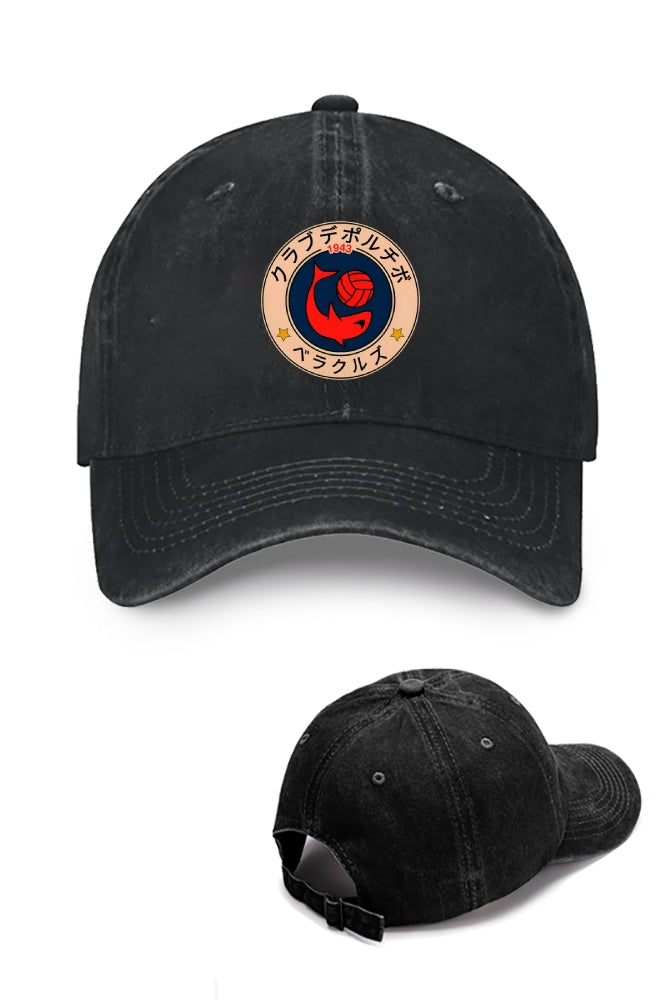 Veracruz Sharks Retro Shield Thinkpad Vintage Cotton Cap