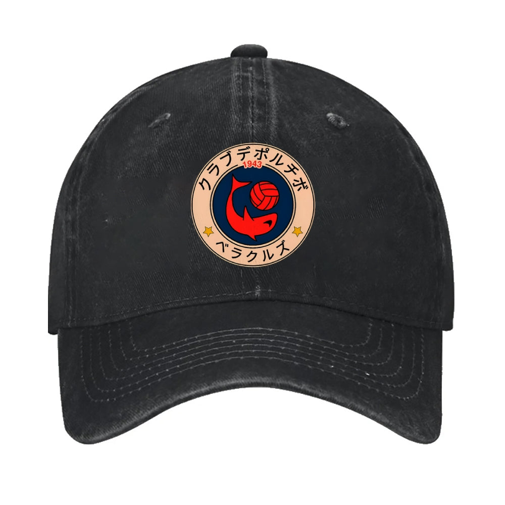 Veracruz Sharks Retro Shield Thinkpad Vintage Cotton Cap