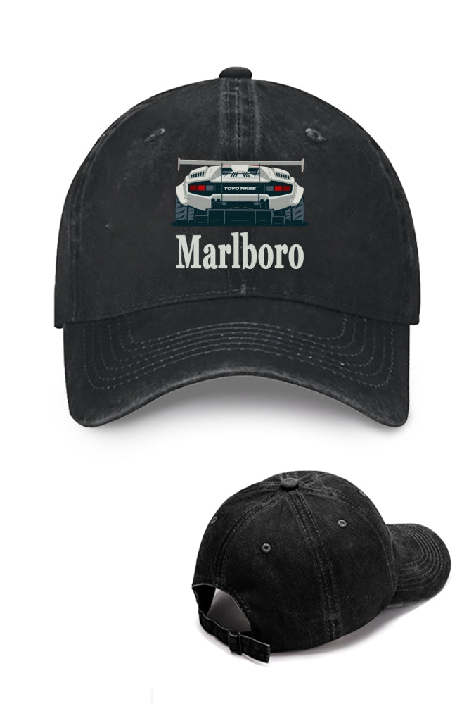 Marlboro Countach Car Thinkpad Vintage Cotton Cap