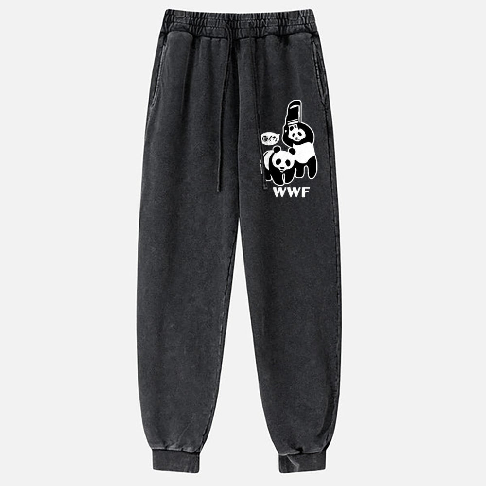 WWF Panda Vintage Washed Jogger