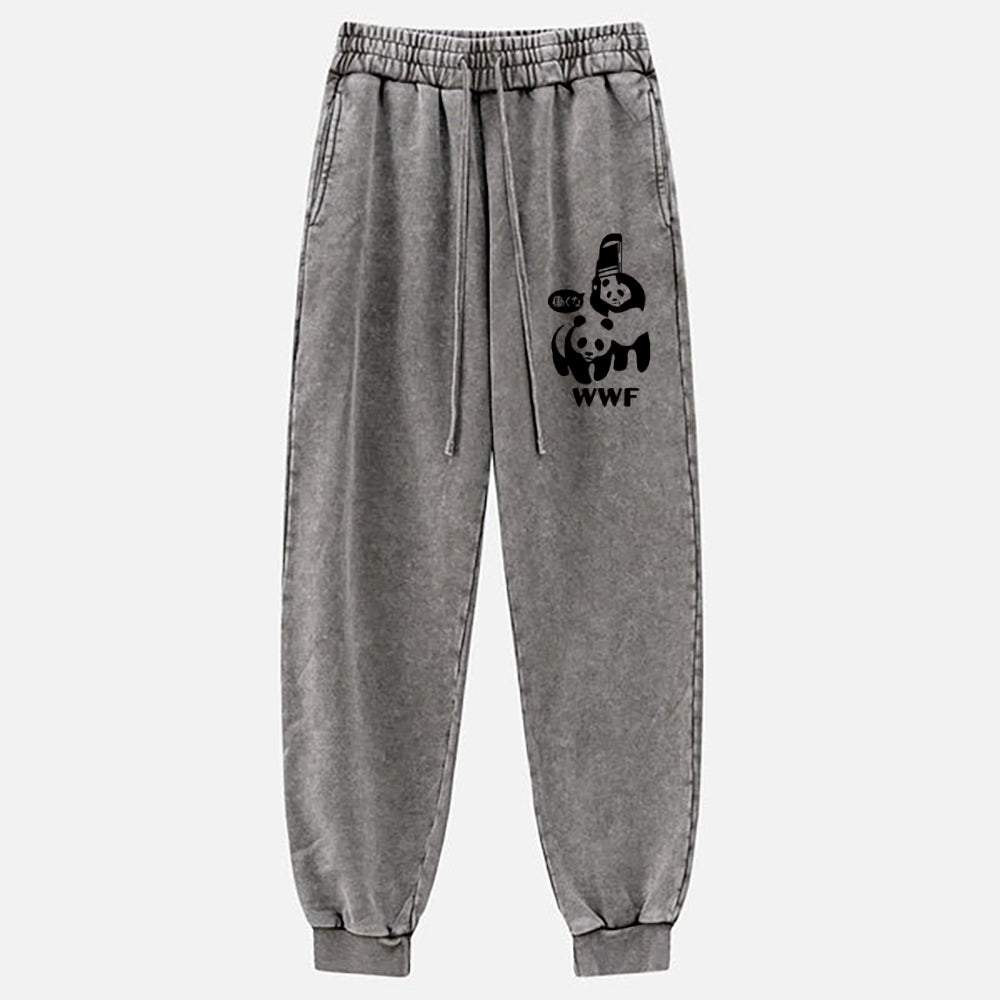 WWF Panda Vintage Washed Jogger