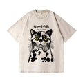 Tokyo Cat Museum Vintage Wash Japanese Design T-Shirt