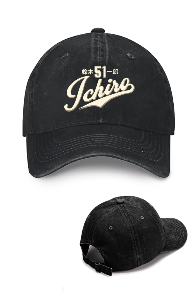 Ichiro Suzuki 1 Vintage Cotton Cap