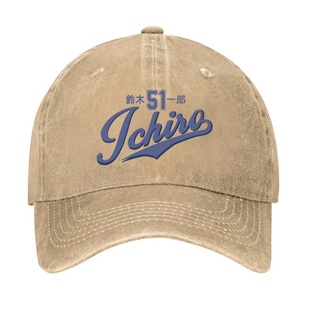 Ichiro Suzuki 1 Vintage Cotton Cap