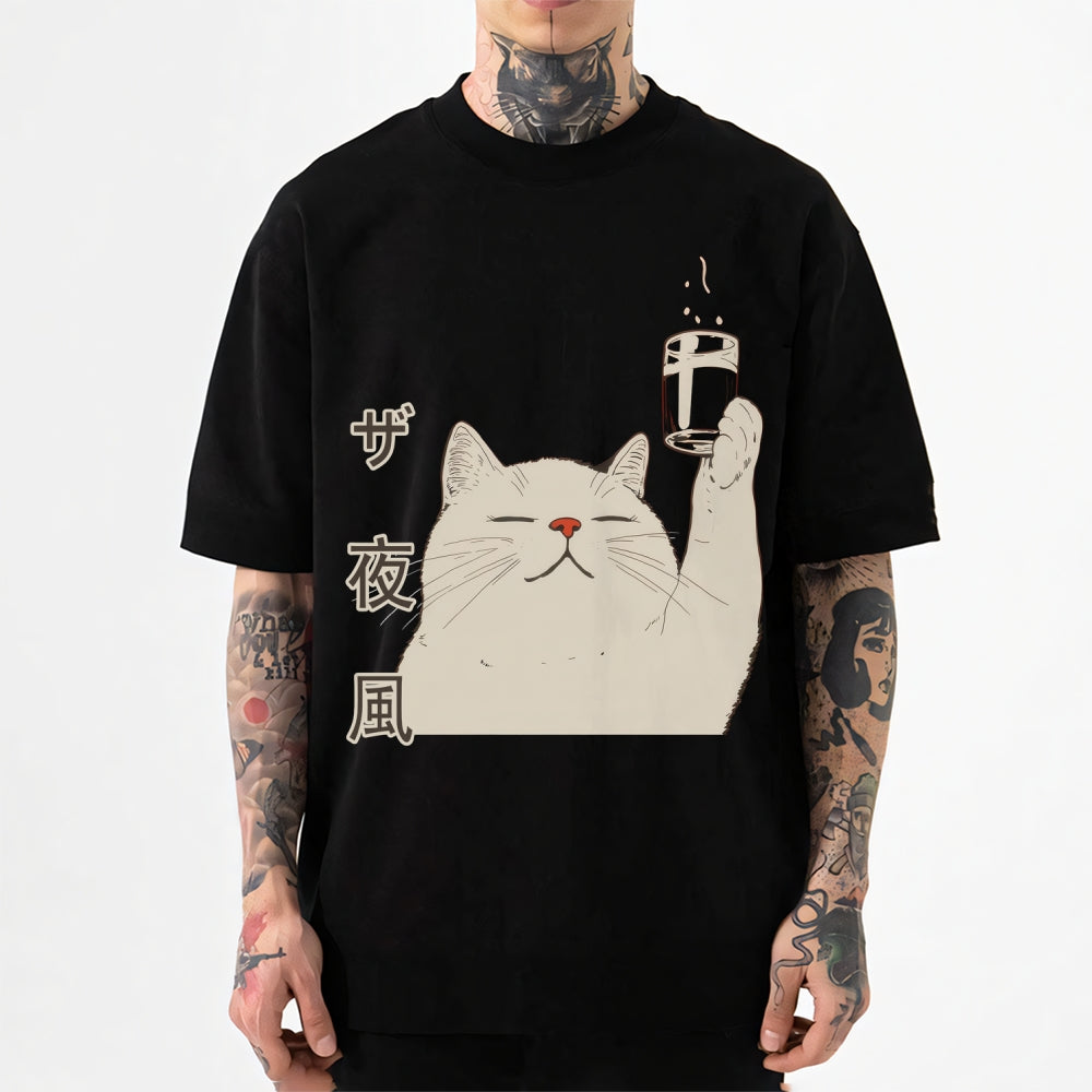 Cat Japanese Style Classic Tee