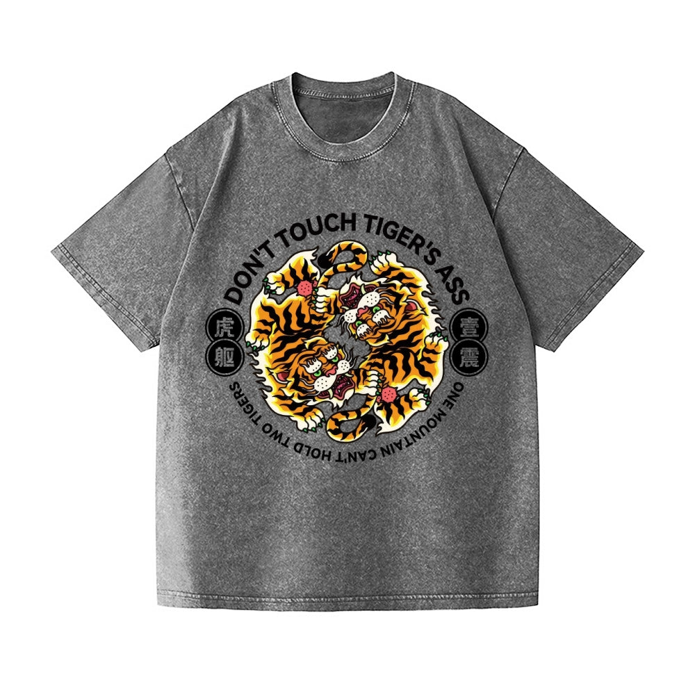 Tiger Vintage Wash Japanese Design T-Shirt