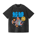 Anglerfish Vintage Wash Japanese Design T-Shirt