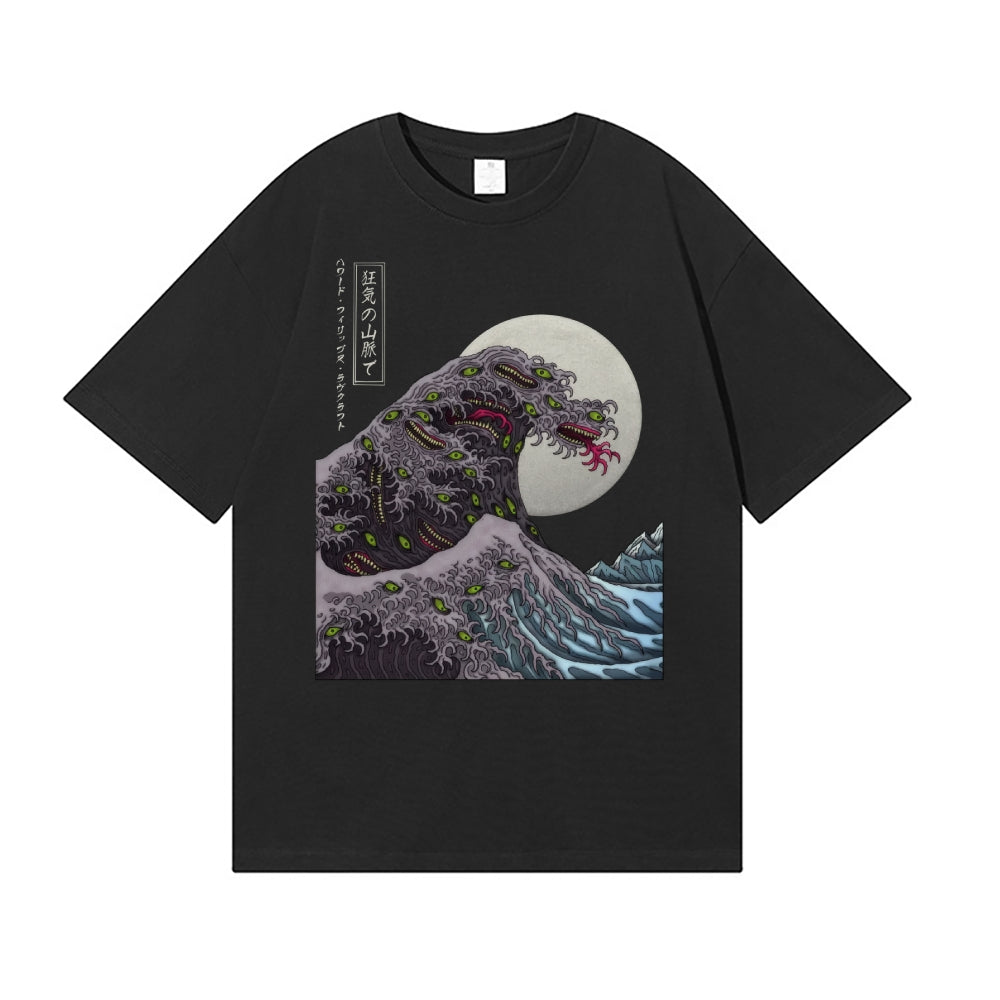 Great Wave Shoggoth Japanese Style Classic Tee