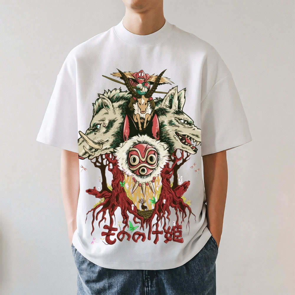 Ghibli Princess Mononoke Japanese Style Classic Tee