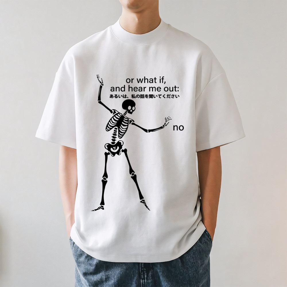 Sassy Skeleton Japanese Style Classic Tee