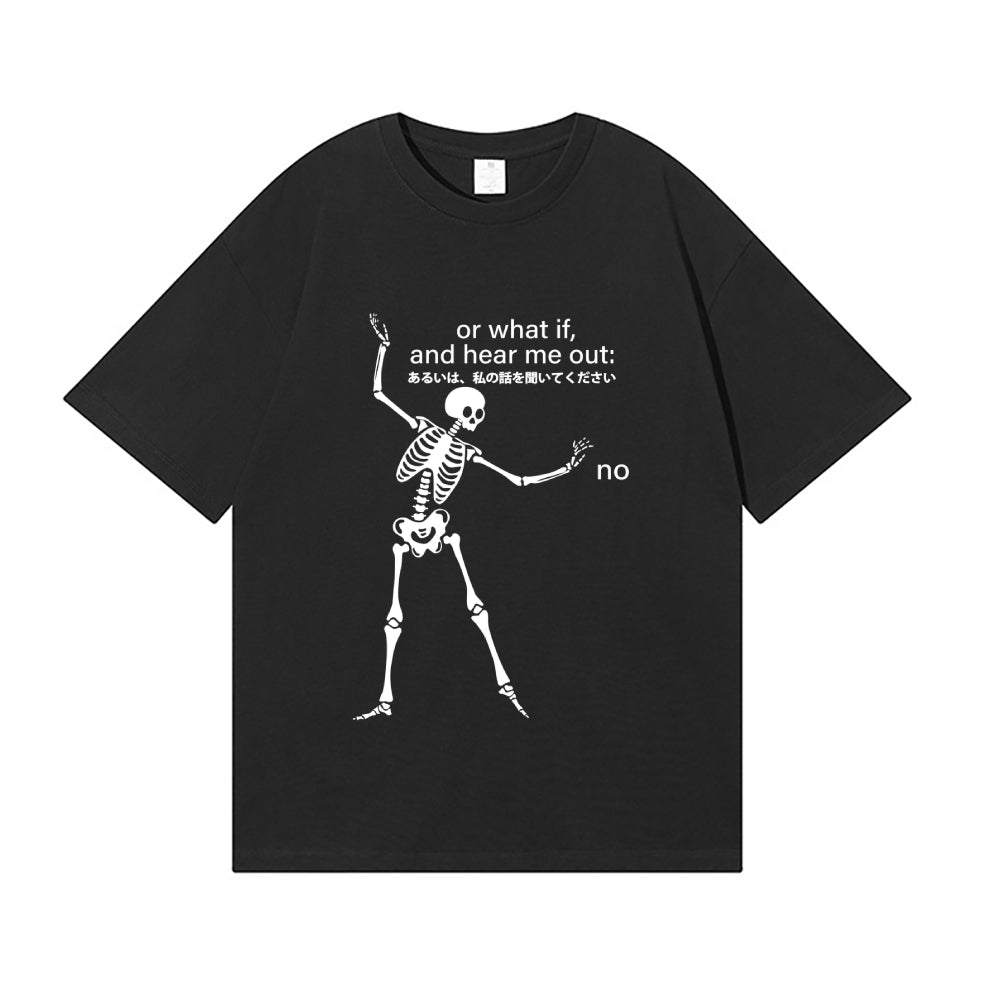 Sassy Skeleton Japanese Style Classic Tee