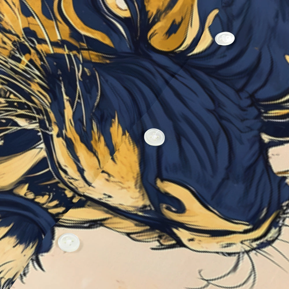 Tiger Japanese Style Camp Shirt