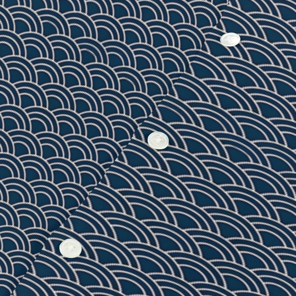 Japanese Texture Japanese Style Camp Shirt