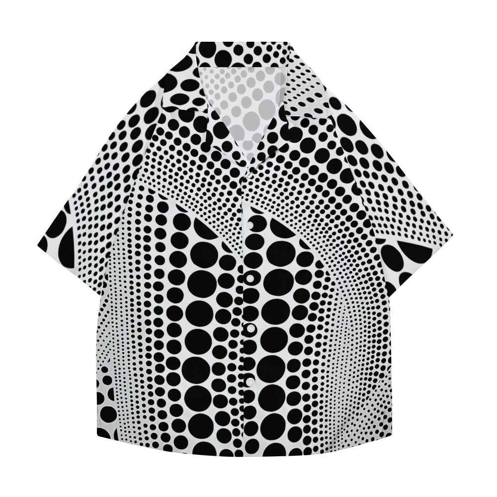 Yayoi Kusama Dots Japanese Style Camp Shirt