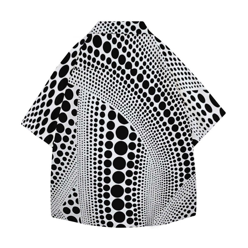 Yayoi Kusama Dots Japanese Style Camp Shirt
