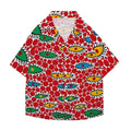 Yayoi Kusama Eyes Japanese Style Camp Shirt