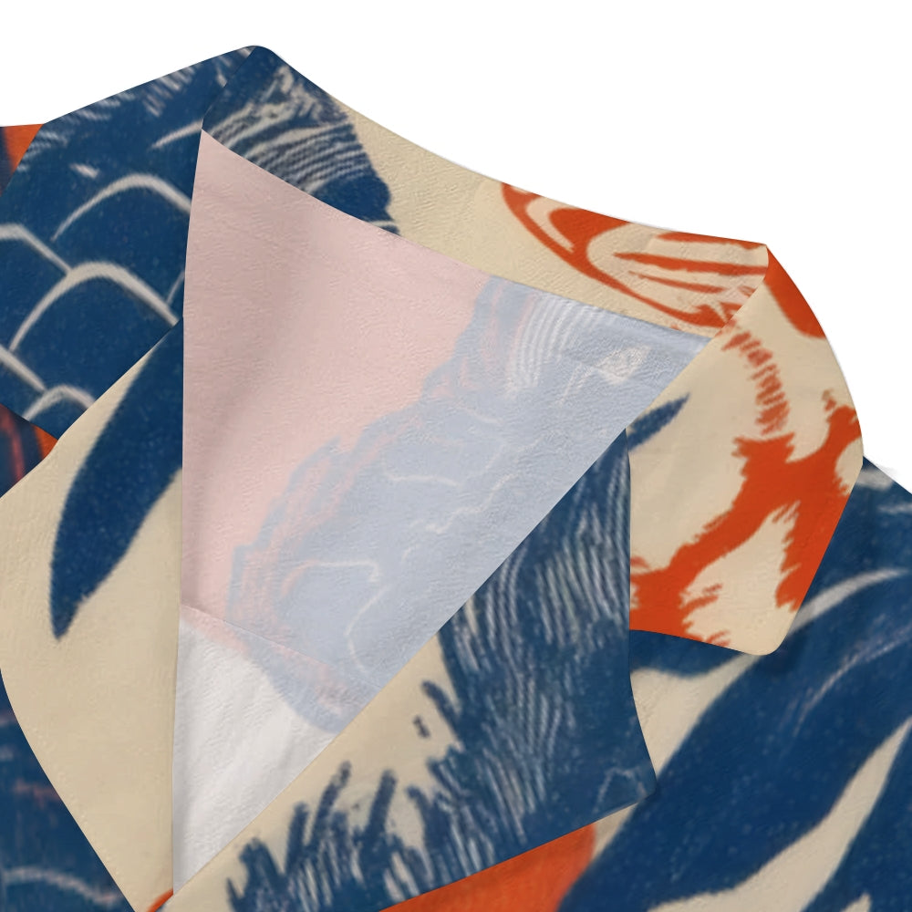 Dragon Tiger Japanese Style Camp Shirt