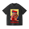 Nikka Whisky Vintage Wash Japanese Design T-Shirt