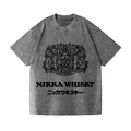 Nikka Whisky Vintage Wash Japanese Design T-Shirt