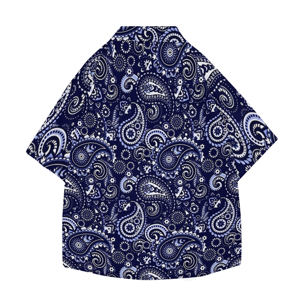 Paisley Japanese Style Camp Shirt