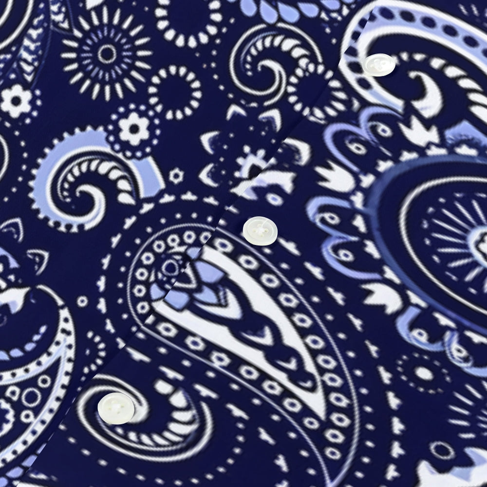 Paisley Japanese Style Camp Shirt