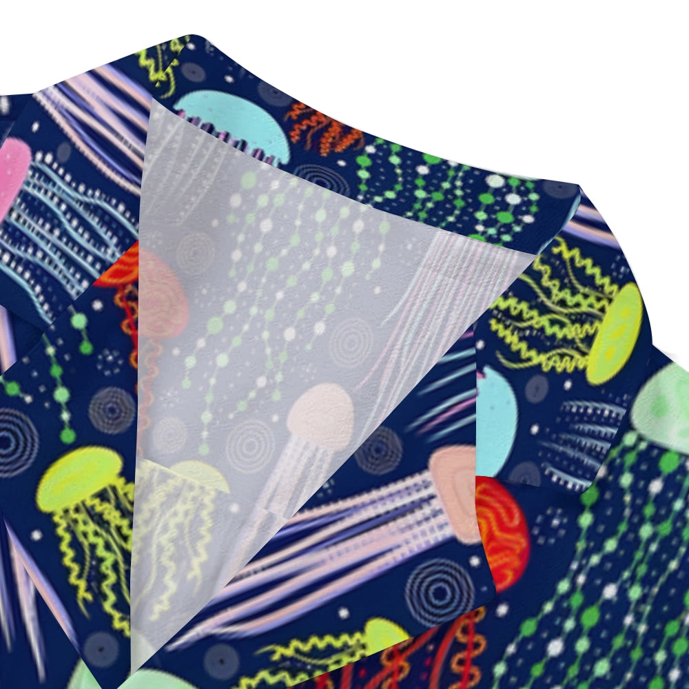 Jellyfish Japanese Style Camp Shirt