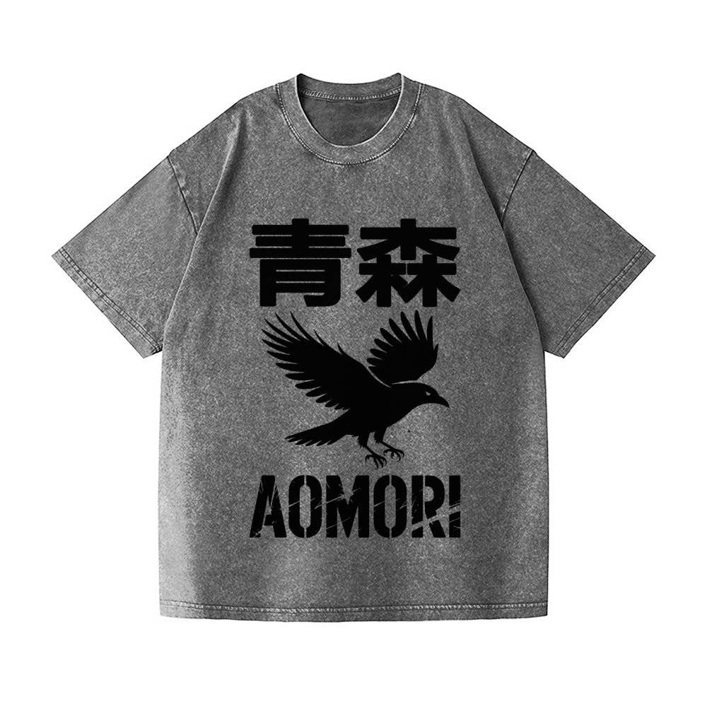 Aomori Vintage Wash Japanese Design T-Shirt