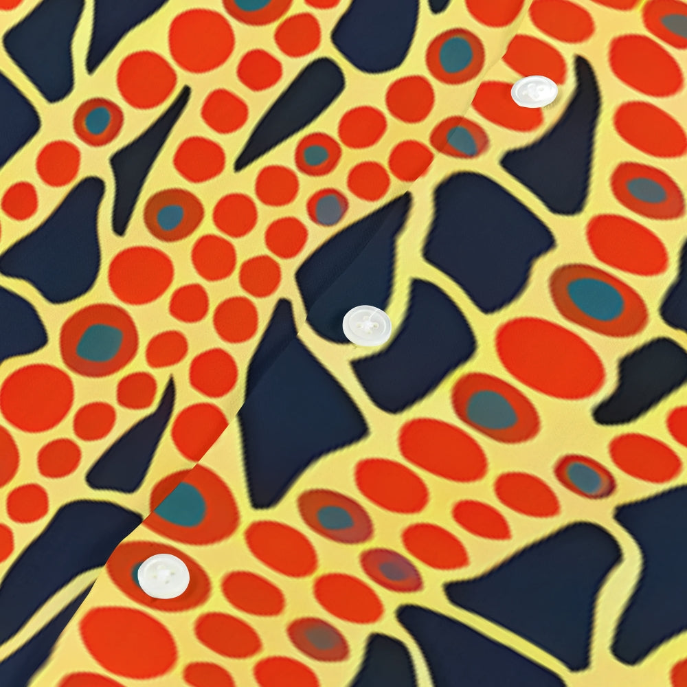 Yayoi Kusama Dot Japanese Style Camp Shirt