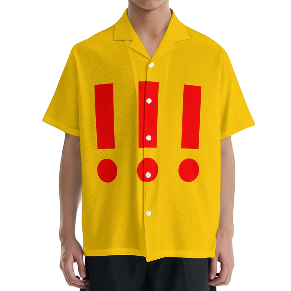 Exclamation Point Japanese Style Camp Shirt