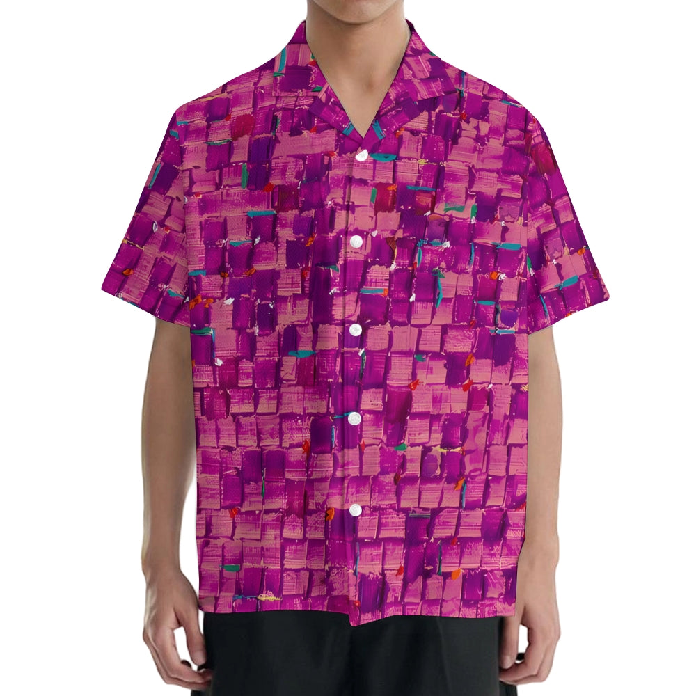 Mosaic Japanese Style Camp Shirt