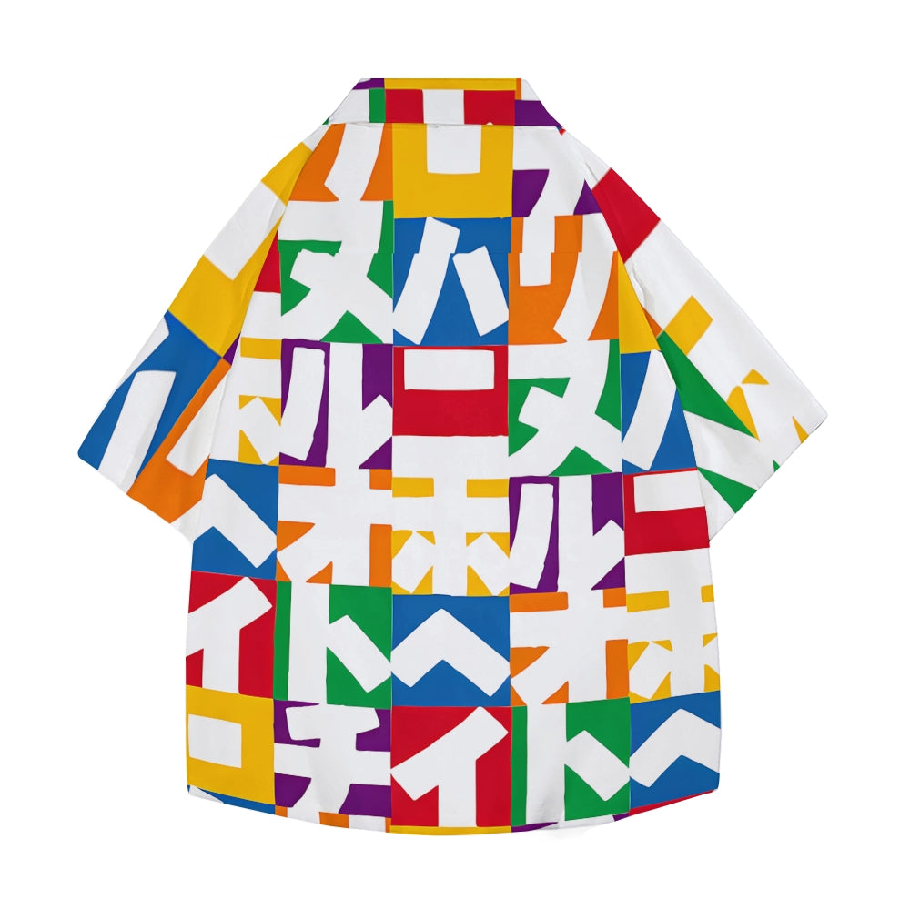 Japanese Symbol Japanese Style Camp Shirt