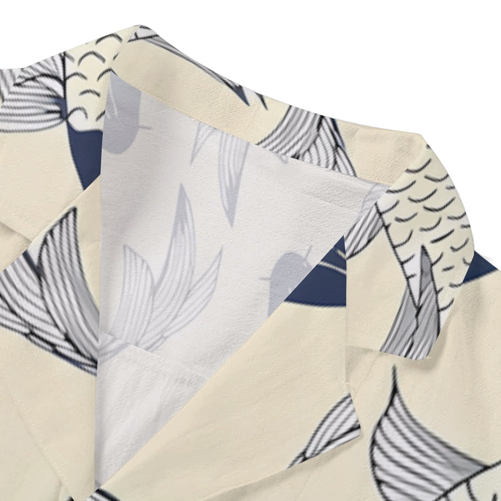 Koi Japanese Style Camp Shirt