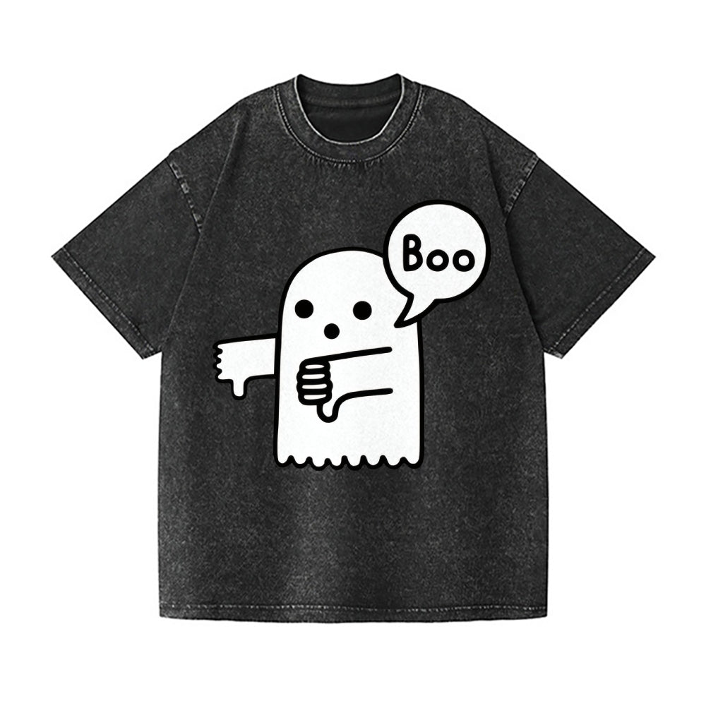 Ghost Of Disapproval Vintage Wash Japanese Design T-Shirt
