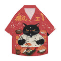 Sushi Cat Japanese Style Camp Shirt