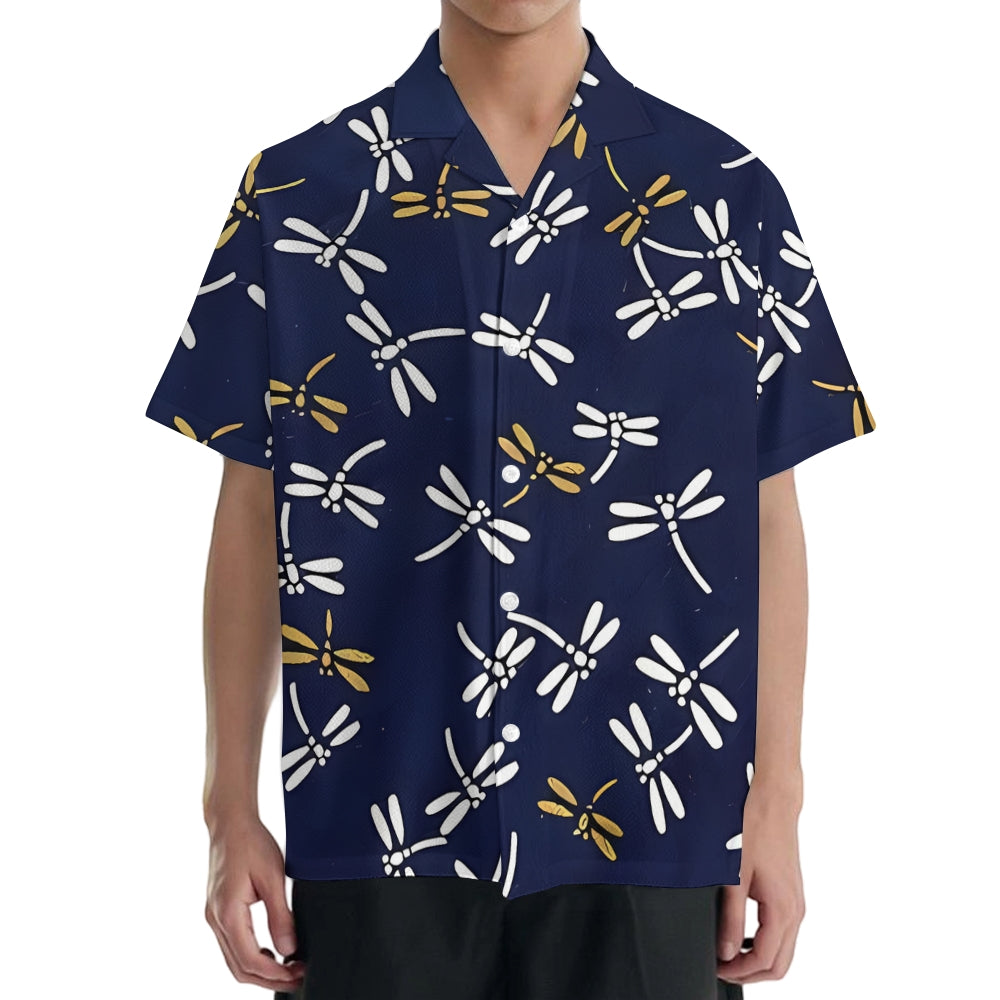 Dragonfly Japanese Style Camp Shirt