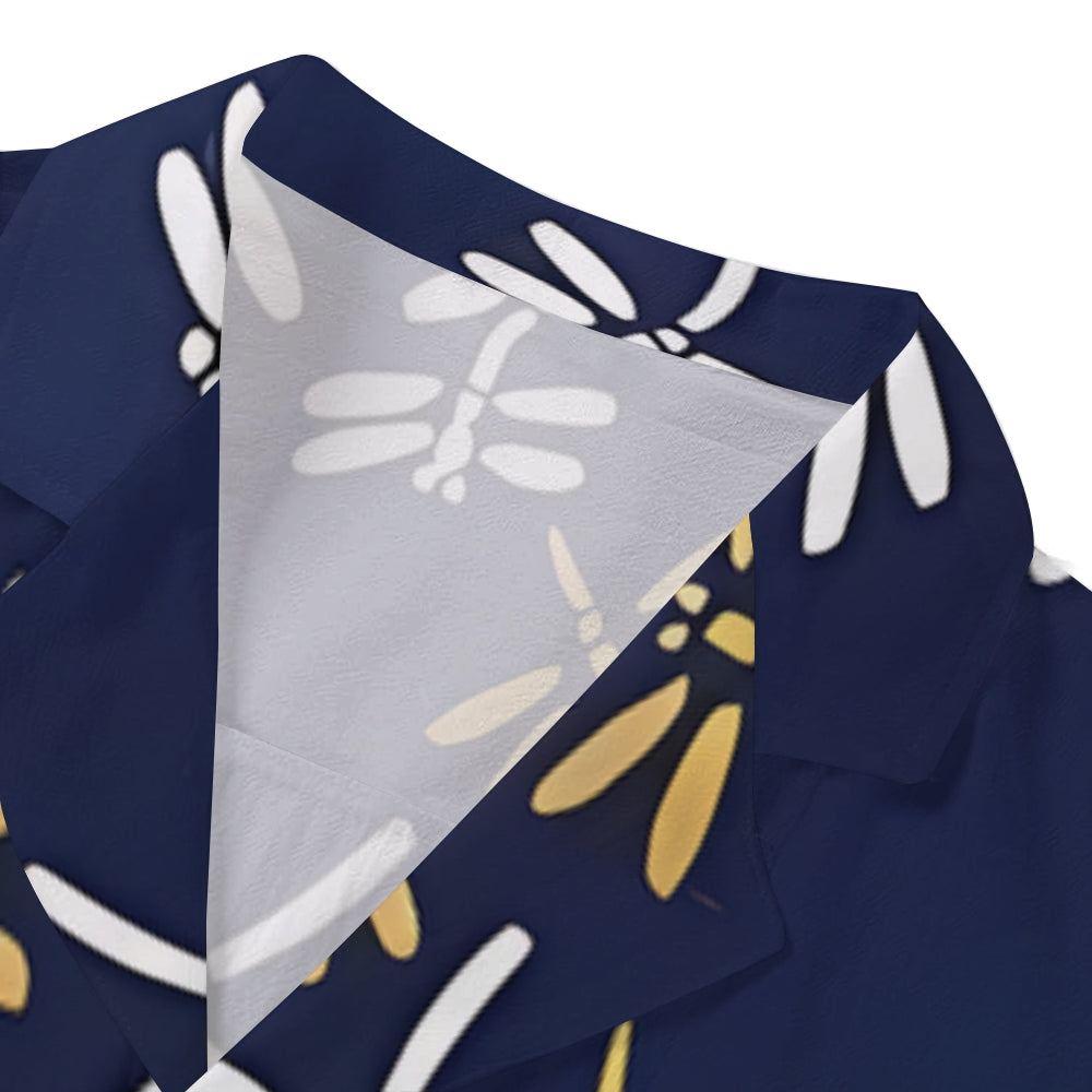 Dragonfly Japanese Style Camp Shirt