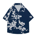 Plum Blossom Japanese Style Camp Shirt