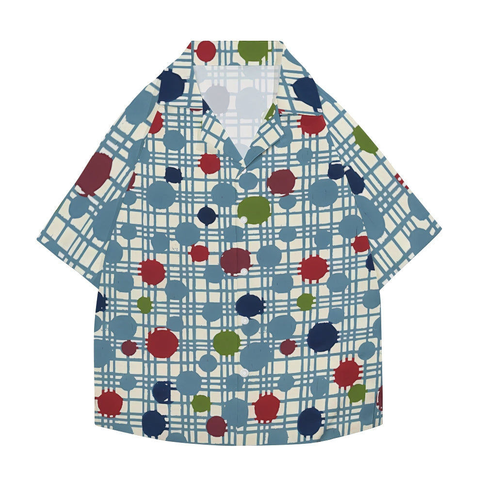 Dot Japanese Style Camp Shirt