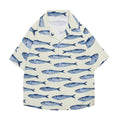 Sardine Fish Japanese Style Camp Shirt
