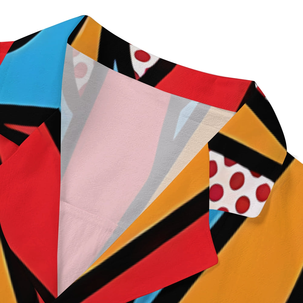 Pop Art Japanese Style Camp Shirt