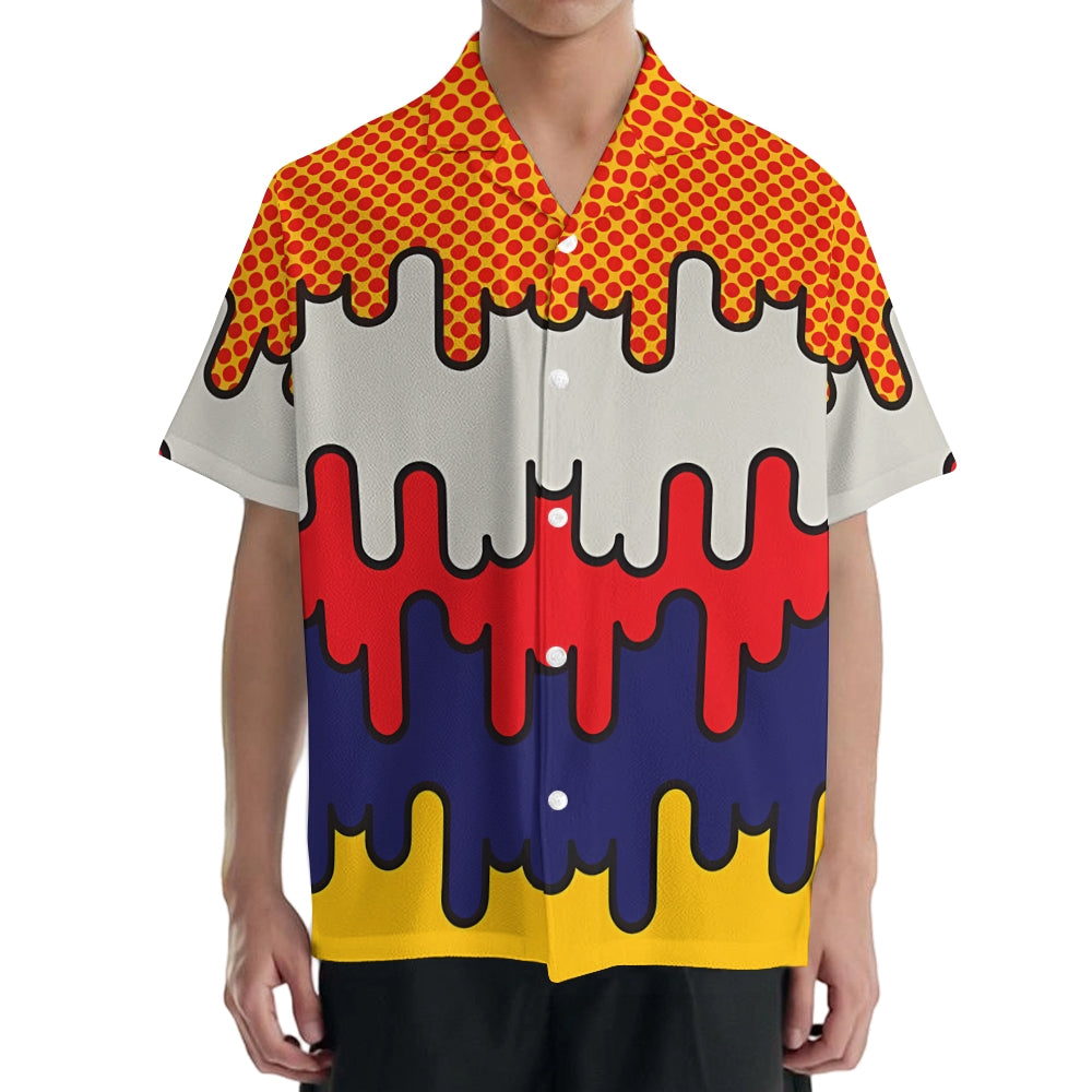 Pop Art Japanese Style Camp Shirt
